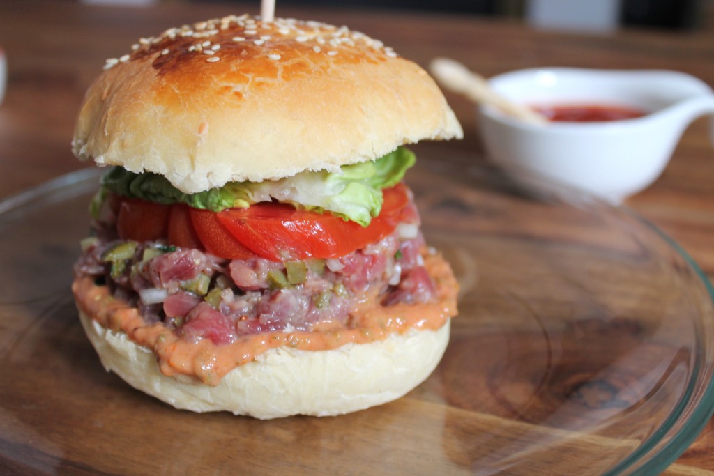 recette du french tartare burger 