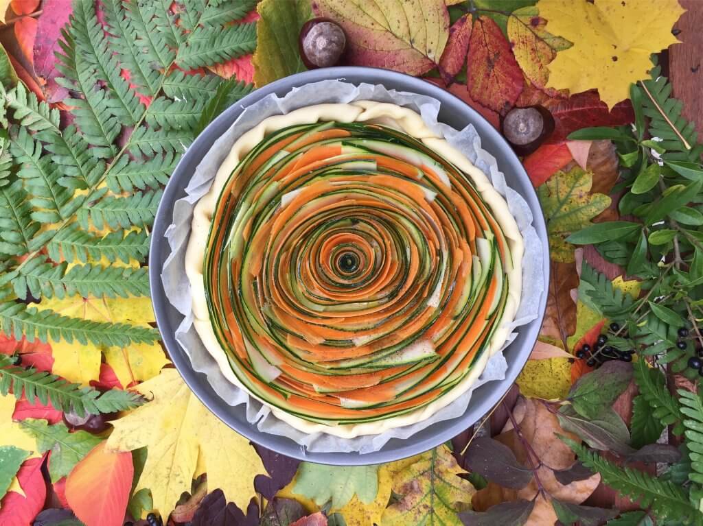 Tarte spirale aux légumes - Creatyve